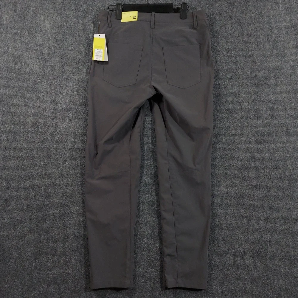 All in Motion Golf Pants Mens 36x30 Grey Activewear 4WE68 New NWT